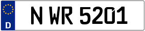Truck License Plate